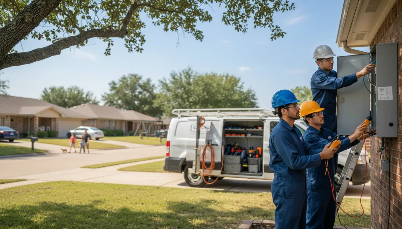 Certified electrician providing emergency electrical services in Lancing, TN